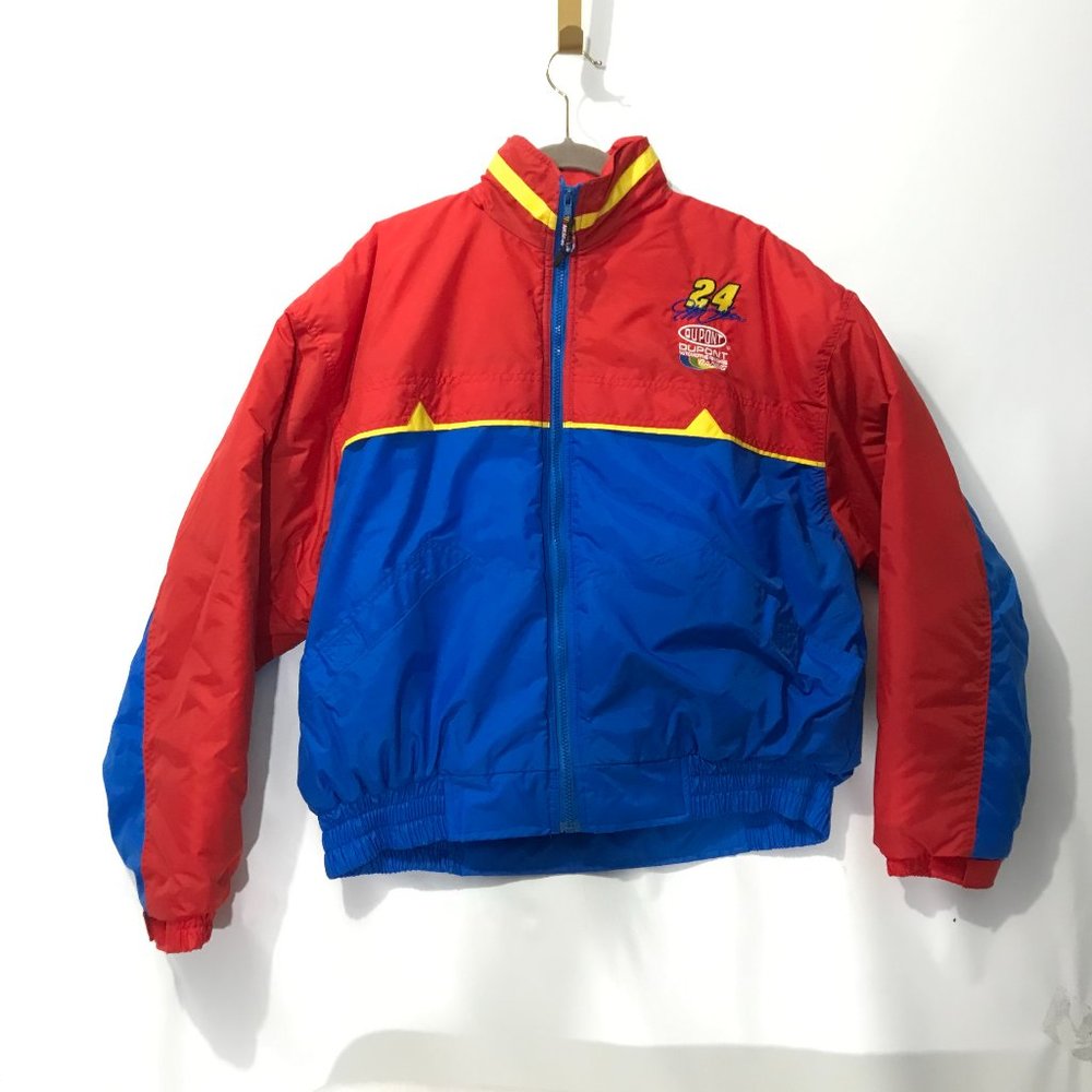 Vintage Jeff Gordon Medium Nascar Full Zip Puffer Coat by Competitors View